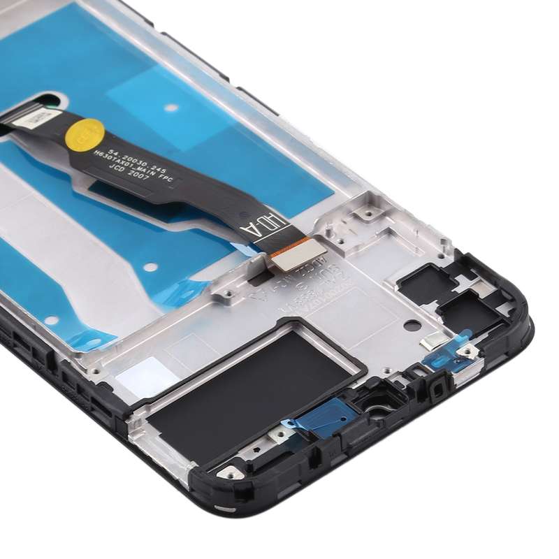 OEM LCD Screen for Huawei Y6p Digitizer Full Assembly with Frame(Black)
