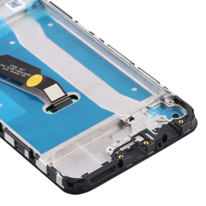 OEM LCD Screen for Huawei Y6p Digitizer Full Assembly with Frame(Black)