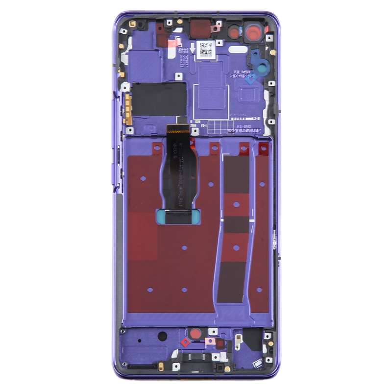 LCD Screen and Digitizer Full Assembly with Frame for Huawei Nova 7 Pro 5G(Black)