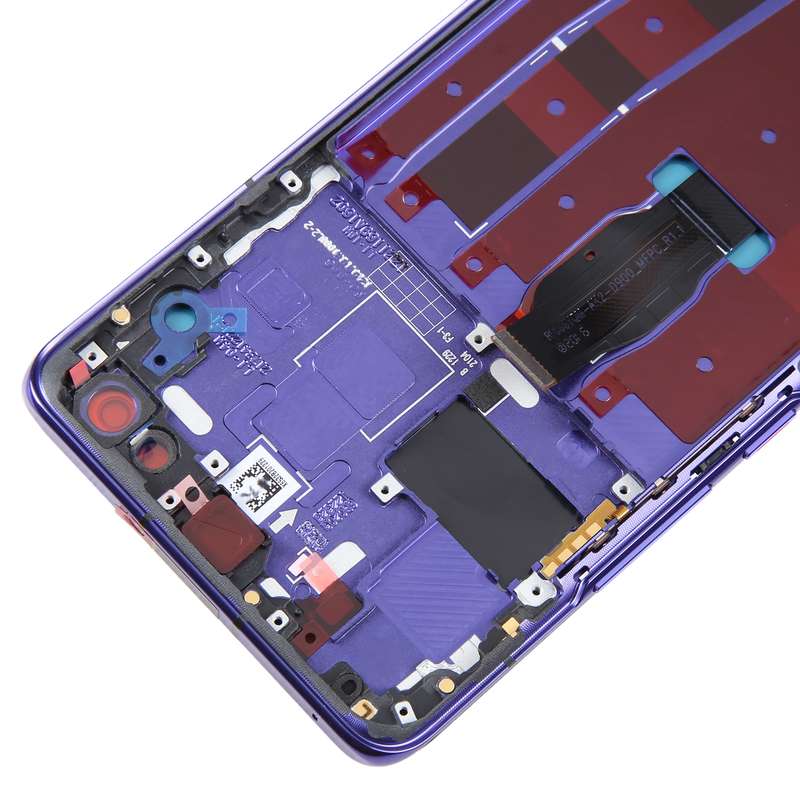 LCD Screen and Digitizer Full Assembly with Frame for Huawei Nova 7 Pro 5G(Black)