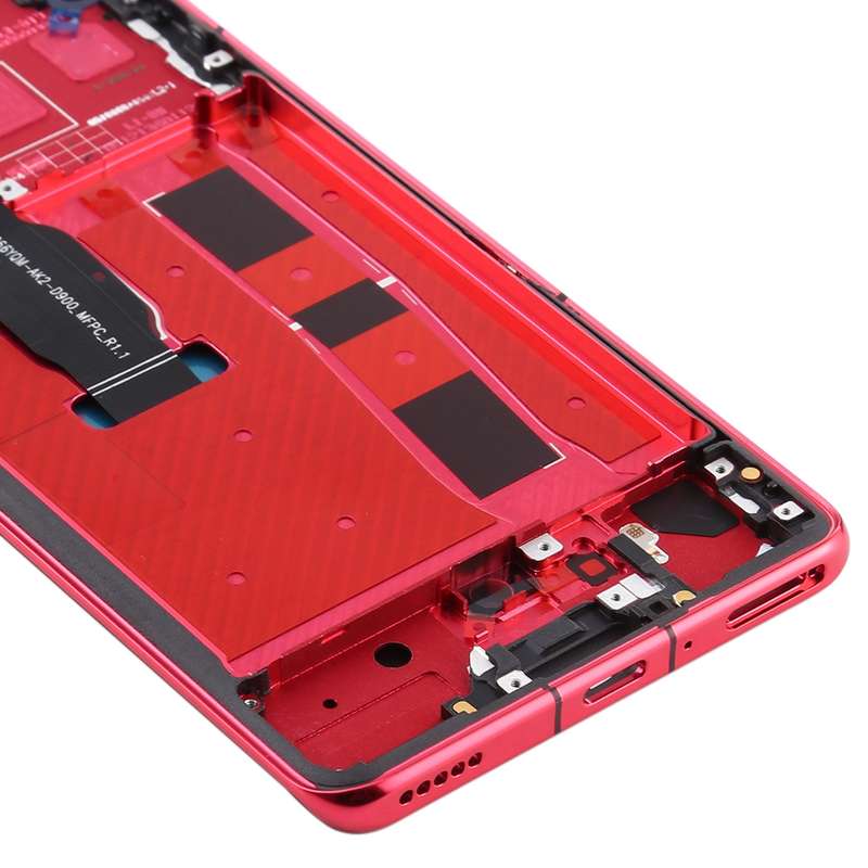 LCD Screen and Digitizer Full Assembly with Frame for Huawei Nova 7 Pro 5G(Black)