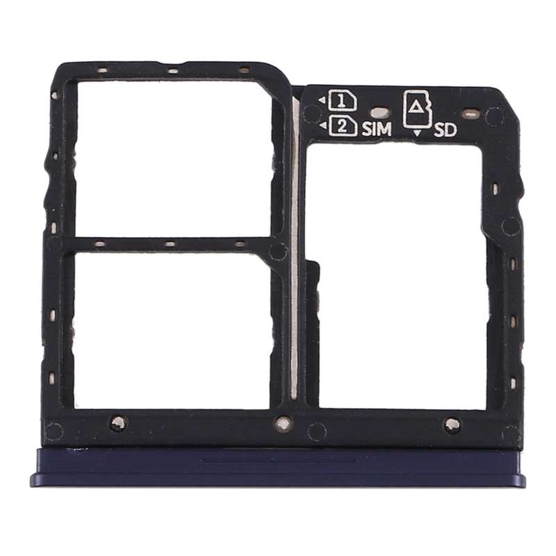 SIM Card Tray + SIM Card Tray + Micro SD Card Tray for Asus Zenfone Max Plus (M1) ZB570TL / X018D(Bl