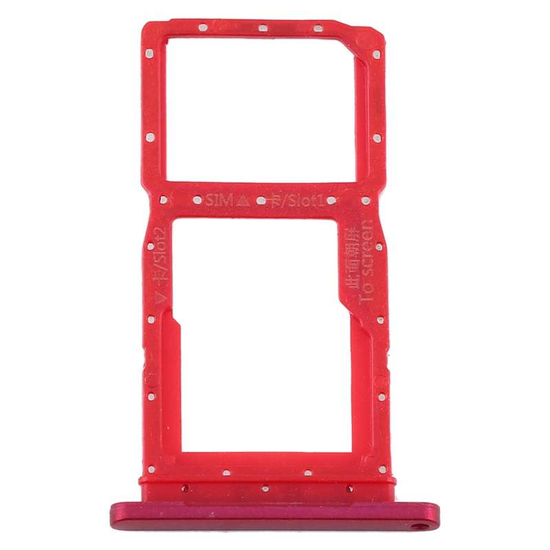 SIM Card Tray + SIM Card Tray / Micro SD Card Tray for Huawei Y9s(Black)