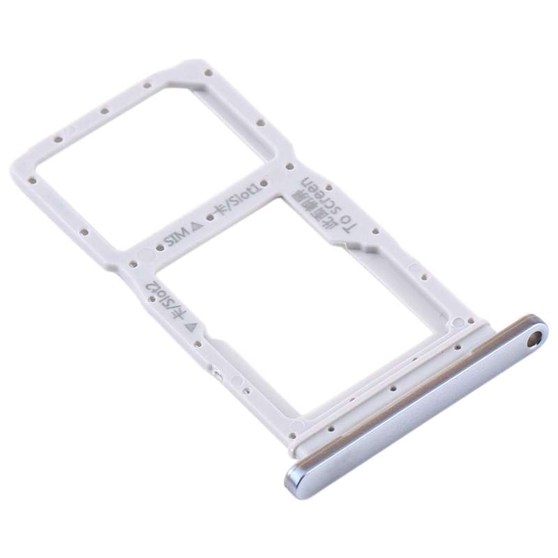 SIM Card Tray + SIM Card Tray / Micro SD Card Tray for Huawei Y9s(Black)