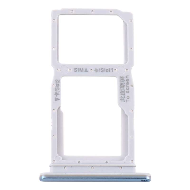 SIM Card Tray + SIM Card Tray / Micro SD Card Tray for Huawei Y9s(Black)