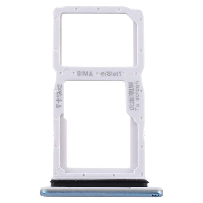 SIM Card Tray + SIM Card Tray / Micro SD Card Tray for Huawei Y9s 2020 (Black)