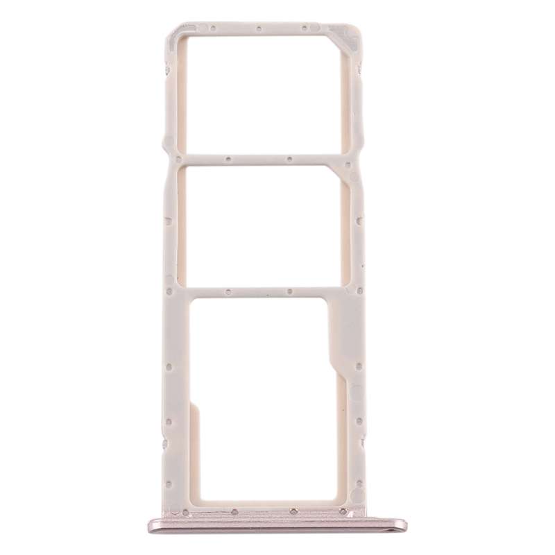 SIM Card Tray + SIM Card Tray + Micro SD Card Tray for Huawei Y6s (2019) (Black)