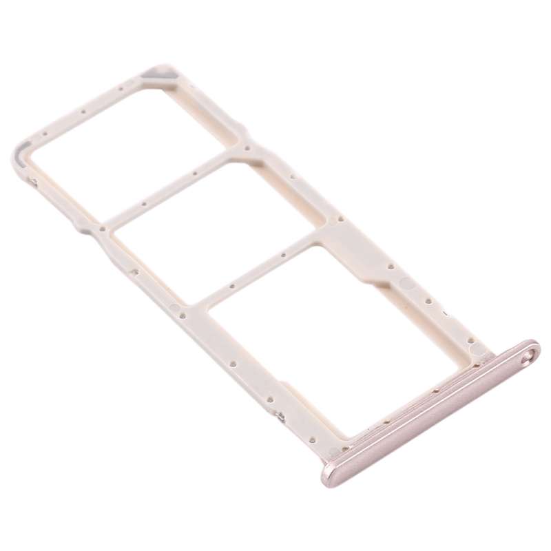 SIM Card Tray + SIM Card Tray + Micro SD Card Tray for Huawei Y6s (2019) (Black)