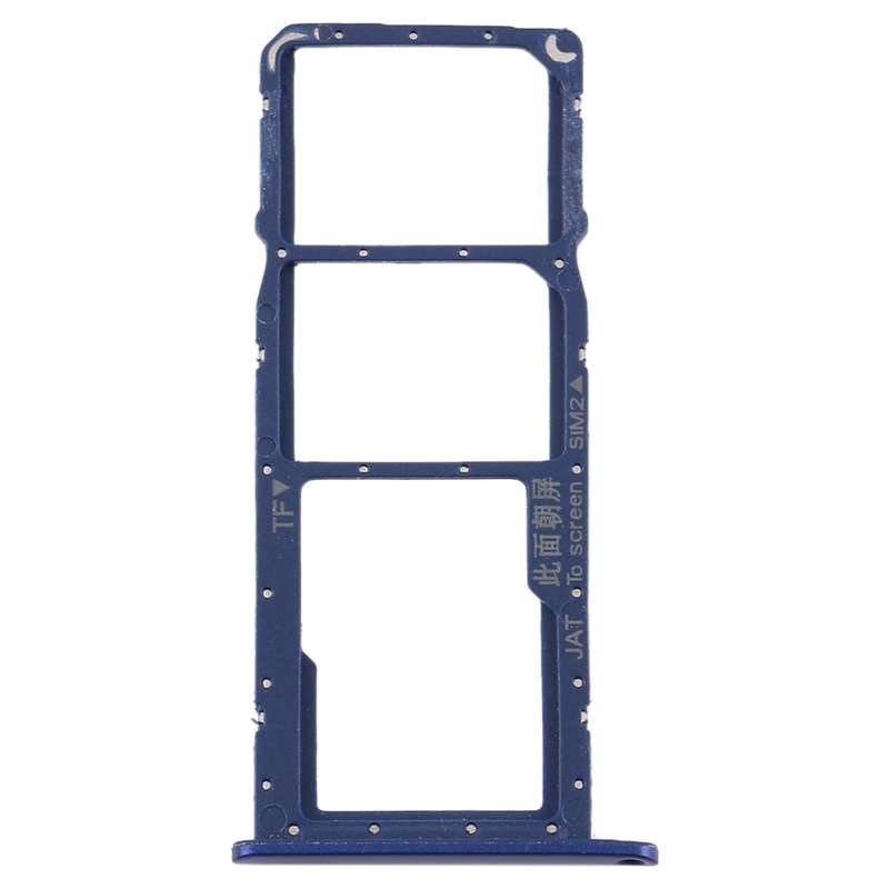 SIM Card Tray + SIM Card Tray + Micro SD Card Tray for Huawei Y6s (2019) (Black)