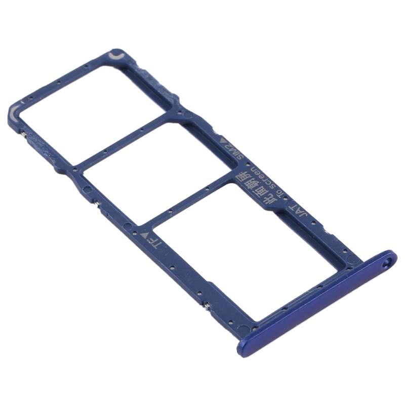 SIM Card Tray + SIM Card Tray + Micro SD Card Tray for Huawei Y6s (2019) (Black)