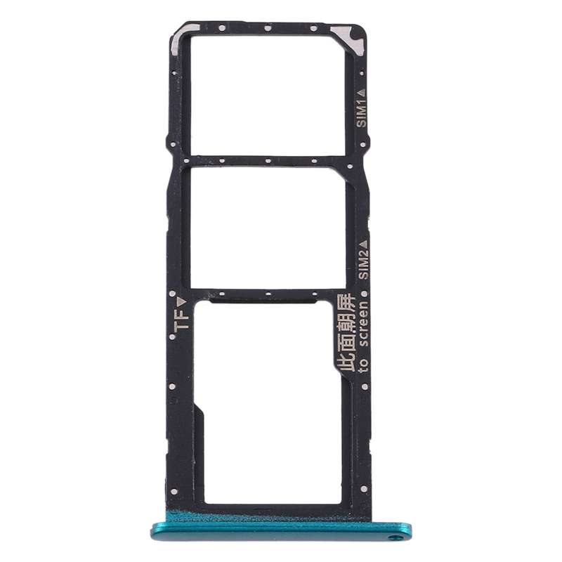 SIM Card Tray + SIM Card Tray + Micro SD Card Tray for Huawei Y6s (2020) (Black)