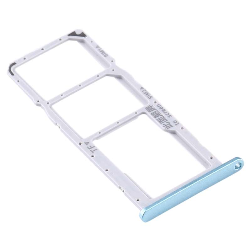 SIM Card Tray + SIM Card Tray + Micro SD Card Tray for Huawei Y6s (2020) (Black)