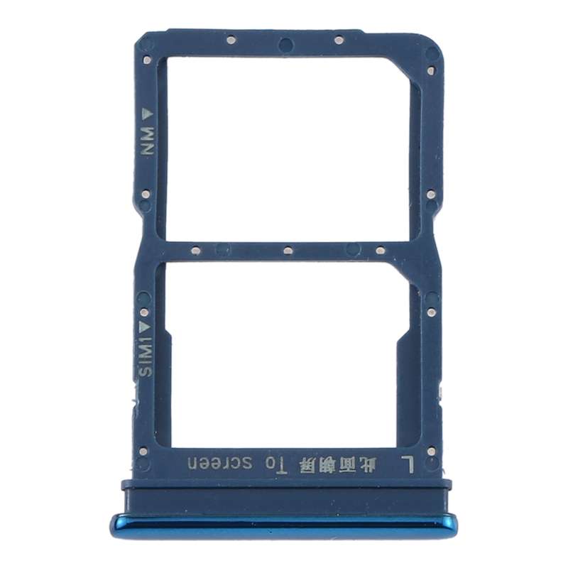 SIM Card Tray + NM Card Tray for Huawei P Smart 2020 (Black)
