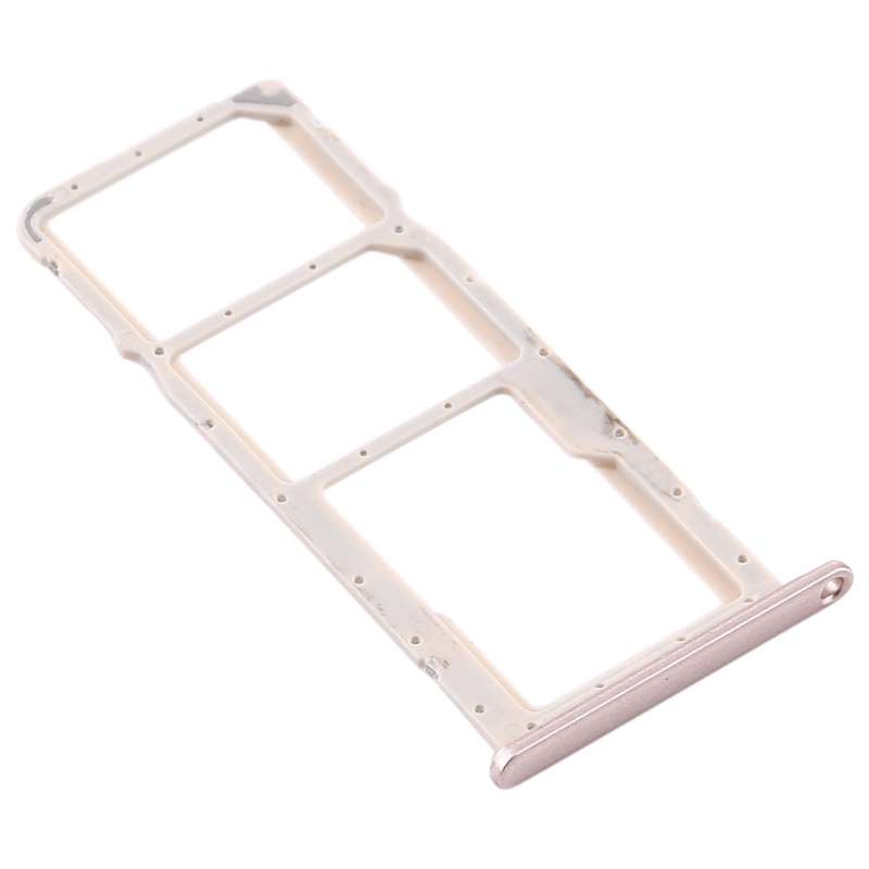 SIM Card Tray + SIM Card Tray + Micro SD Card Tray for Huawei Y6 (2019) (Red)