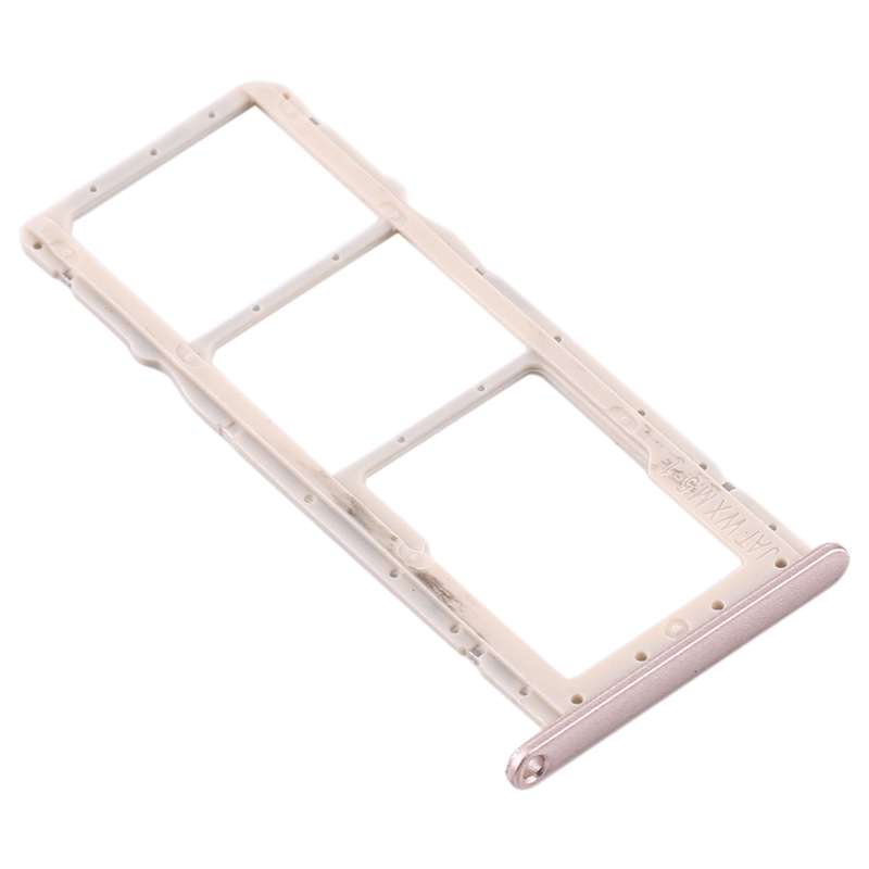 SIM Card Tray + SIM Card Tray + Micro SD Card Tray for Huawei Y6 (2019) (Red)