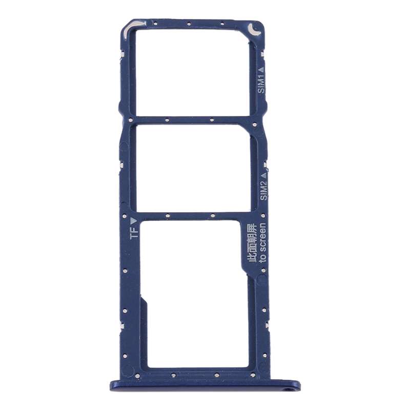 SIM Card Tray + SIM Card Tray + Micro SD Card Tray for Huawei Y6 (2019) (Black)