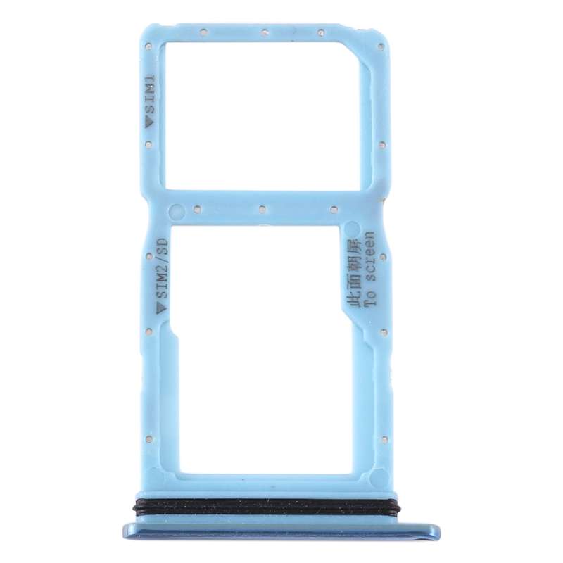 SIM Card Tray + SIM Card Tray / Micro SD Card Tray for Huawei P20 Lite (2019) (Blue)