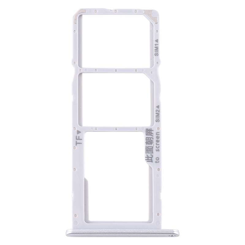 SIM Card Tray + SIM Card Tray + Micro SD Card Tray for Huawei Y6p (Baby Blue)