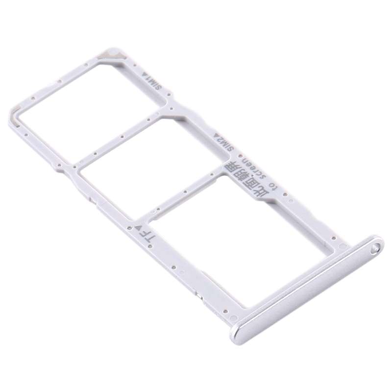 SIM Card Tray + SIM Card Tray + Micro SD Card Tray for Huawei Y6p (Baby Blue)