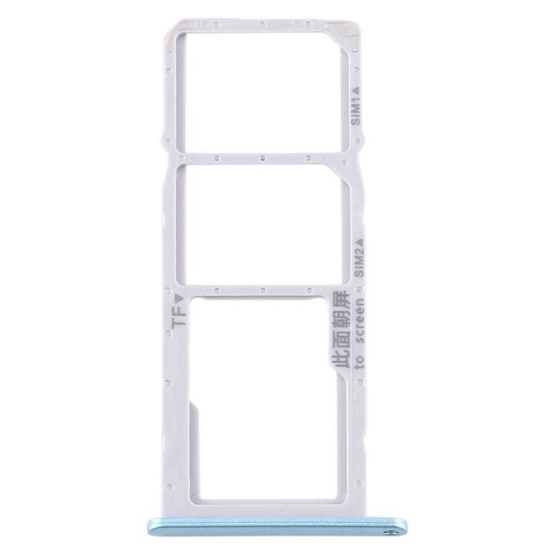 SIM Card Tray + SIM Card Tray + Micro SD Card Tray for Huawei Y6p (Baby Blue)