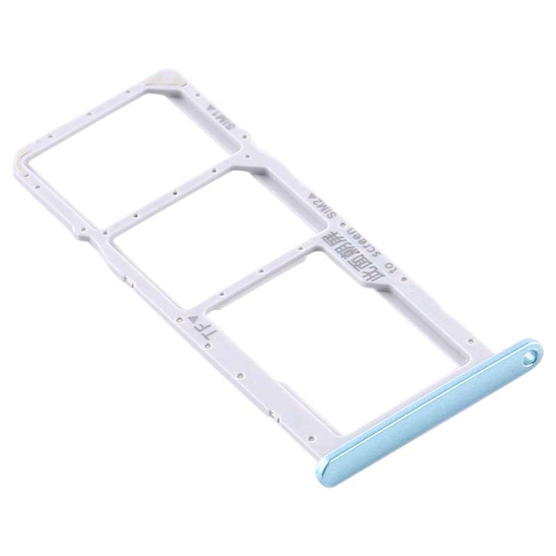 SIM Card Tray + SIM Card Tray + Micro SD Card Tray for Huawei Y6p (Baby Blue)