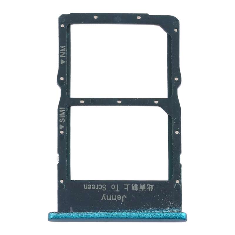 SIM Card Tray + NM Card Tray for Huawei P40 Lite (Black)