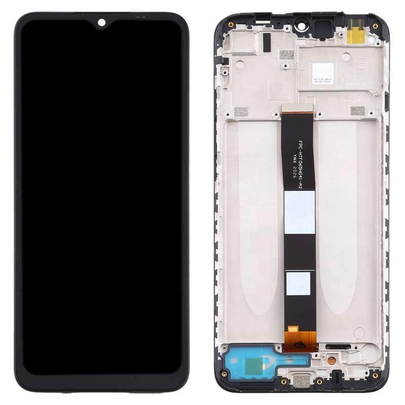 LCD Screen and Digitizer Full Assembly With Frame for Xiaomi Redmi 9A / Redmi 9C / Redmi 9C NFC / Re