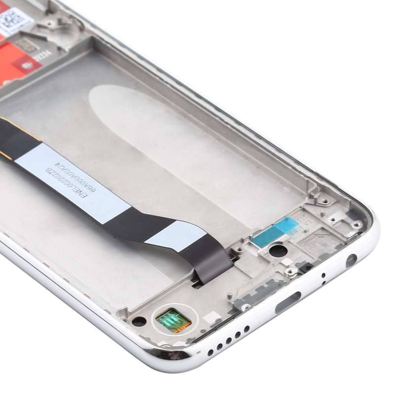 TFT LCD Screen for Xiaomi Redmi Note 8T Digitizer Full Assembly with Frame(Silver)
