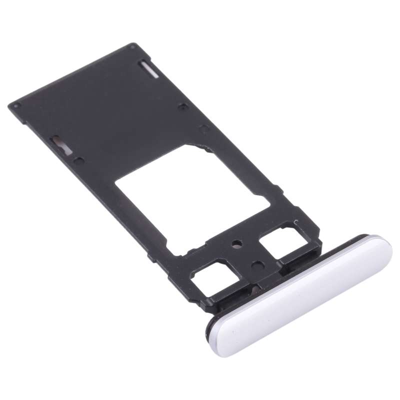 SIM Card Tray + SIM Card Tray / Micro SD Card Tray for Sony Xperia 1 / Xperia XZ4 (Black)