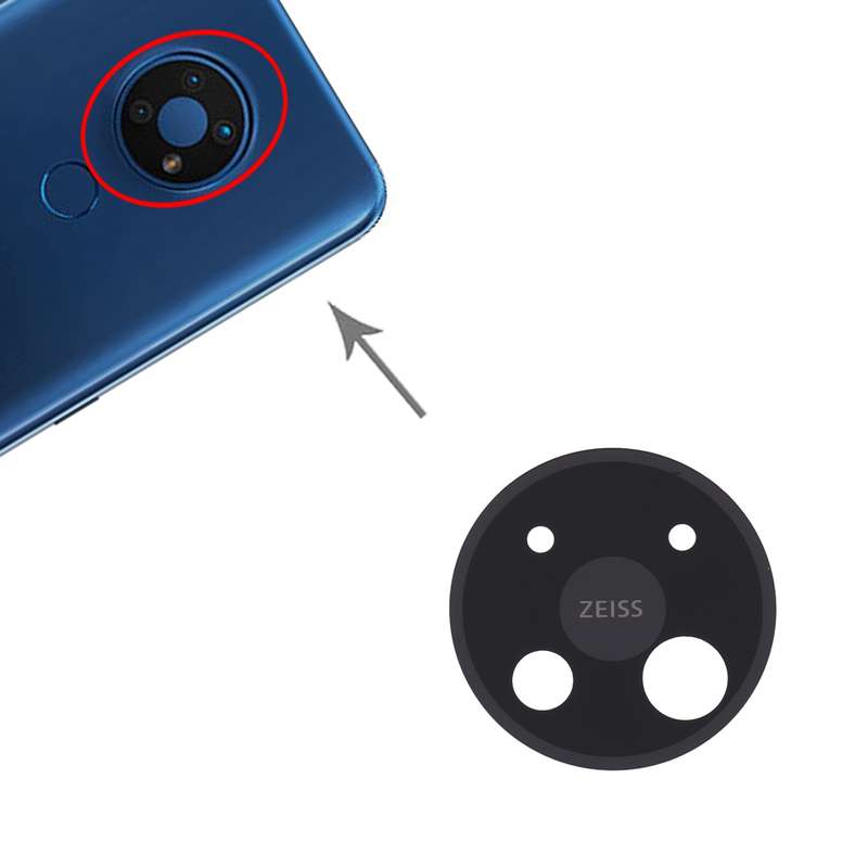 10 PCS Camera Lens Cover for Nokia C5 Endi (Blue)