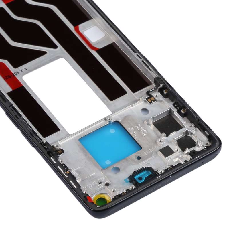 For OPPO Reno5 Pro 5G PDSM00, PDST00, CPH2201 Original Front Housing LCD Frame Bezel Plate (Blue)