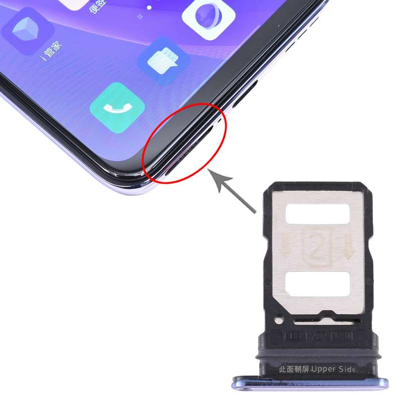 For Vivo Y73s V2031A SIM Card Tray + SIM Card Tray (Gold)