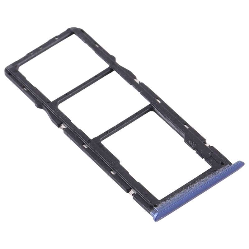 For OPPO Realme C11 RMX2185 SIM Card Tray + SIM Card Tray + Micro SD Card Tray (Grey)