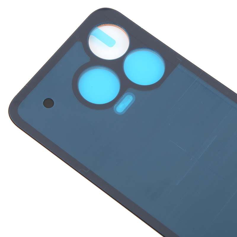 For ZTE Blade V70 Design Leather Material Battery Back Cover with Adhesive(Orange)