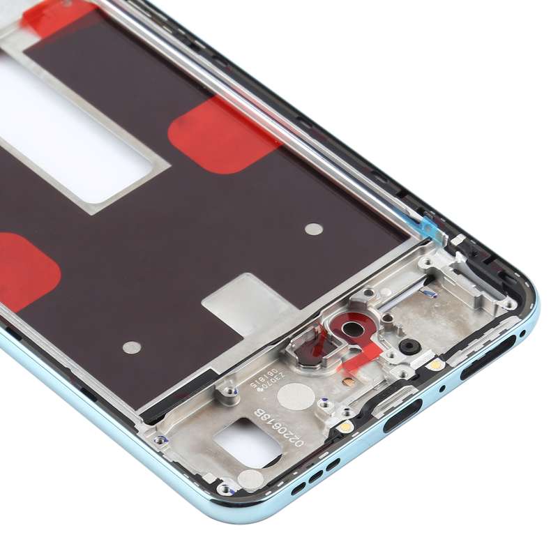 For OPPO Reno4 5G PDPM00, PDPT00, CPH2091 Front Housing LCD Frame Bezel Plate (Black)