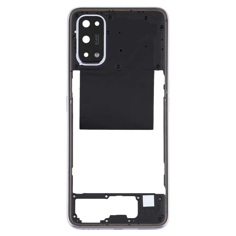 For OPPO Realme X7 Back Housing Frame (White)