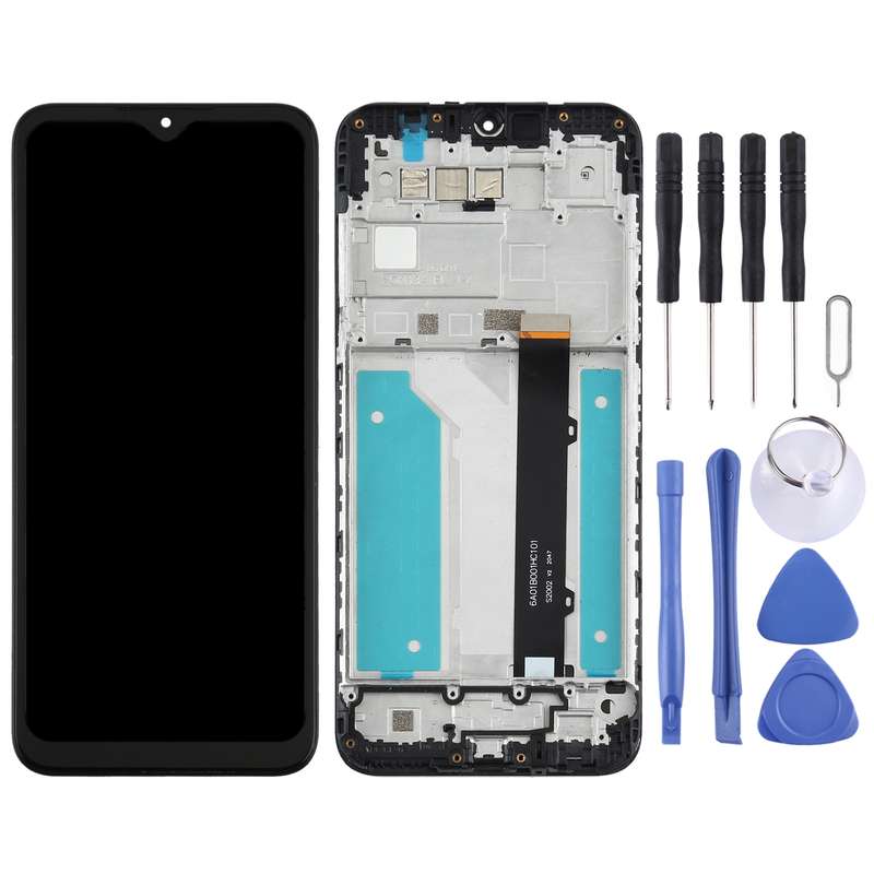 TFT LCD Screen for LG K41s LMK410EMW, LM-K410EMW, LM-K410 with Digitizer Full Assembly0(Black)