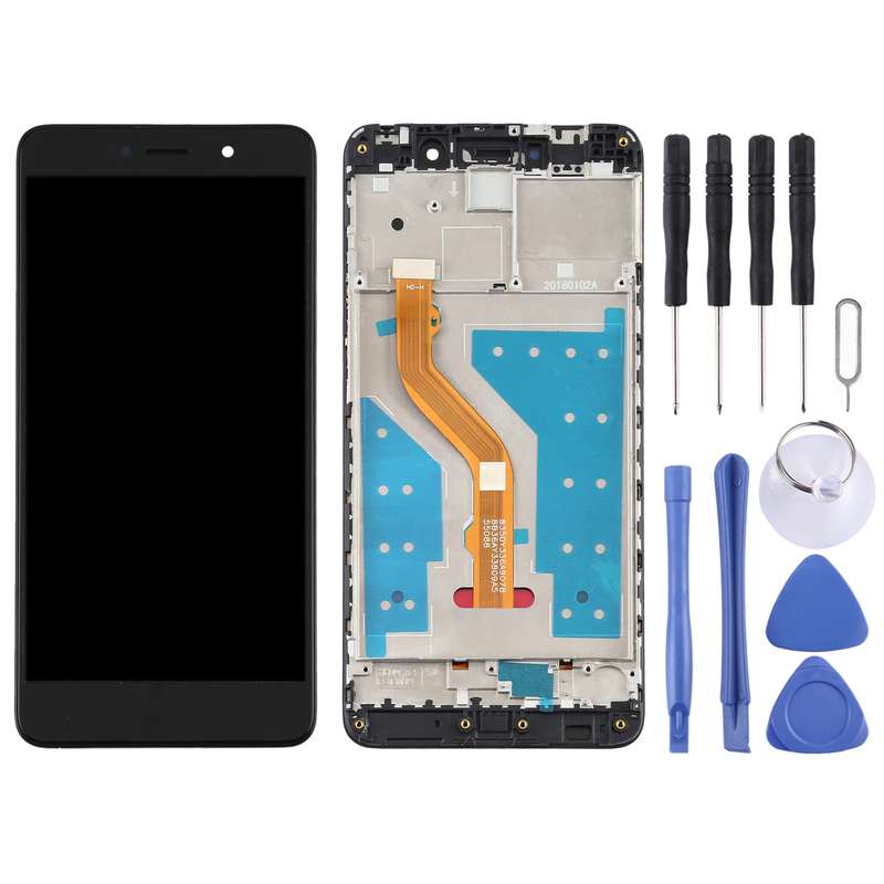 OEM LCD Screen for Huawei Enjoy 7 Plus/Y7 Prime Digitizer Full Assembly with Frame (White)