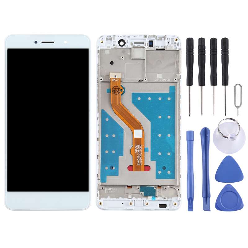OEM LCD Screen for Huawei Enjoy 7 Plus/Y7 Prime Digitizer Full Assembly with Frame (White)