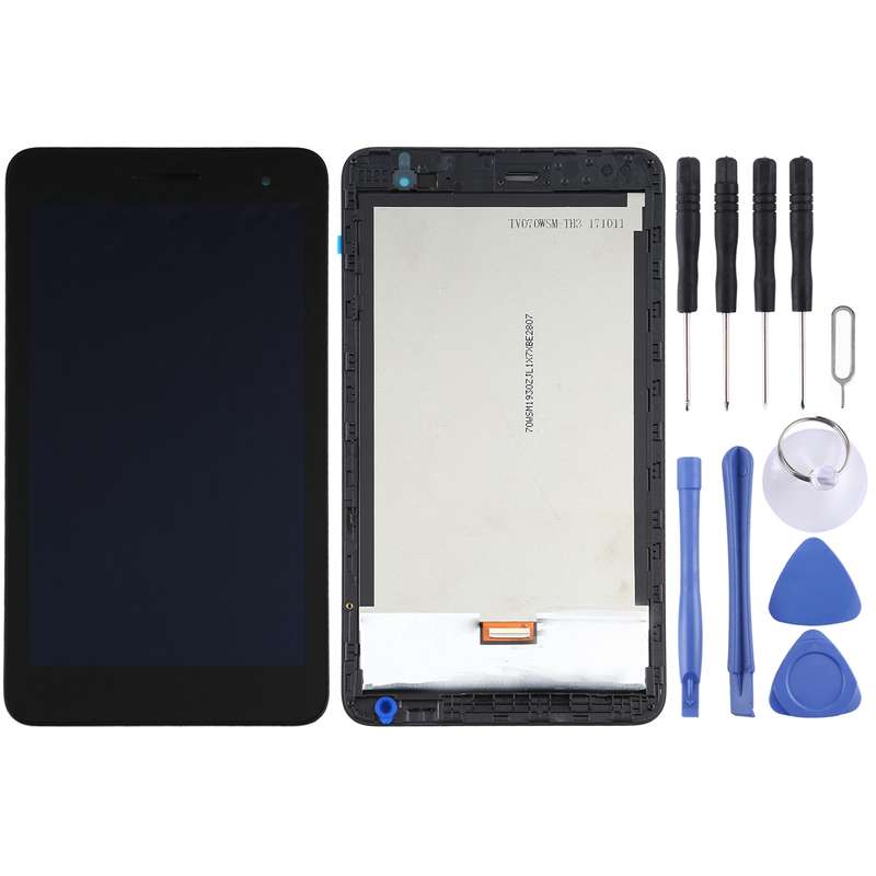 OEM LCD Screen for Huawei MediaPad T2 7.0 BGO-DL09/BGO-L03 Digitizer Full Assembly with Frame (Black
