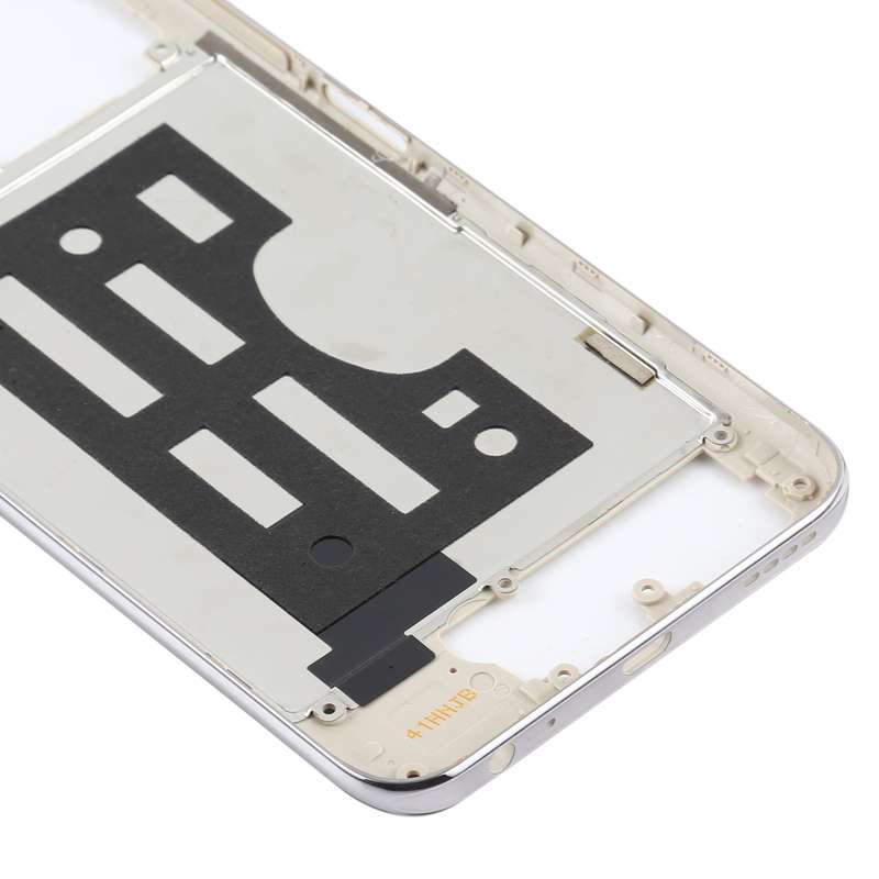 For Vivo Y70s Middle Frame Bezel Plate(Black)