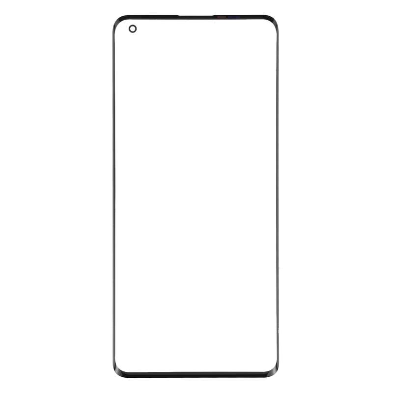 For Oppo Find X2 Pro / Find X2 Front Screen Outer Glass Lens (Black)