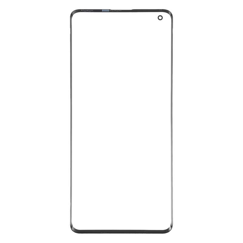 For Oppo Find X2 Pro / Find X2 Front Screen Outer Glass Lens (Black)