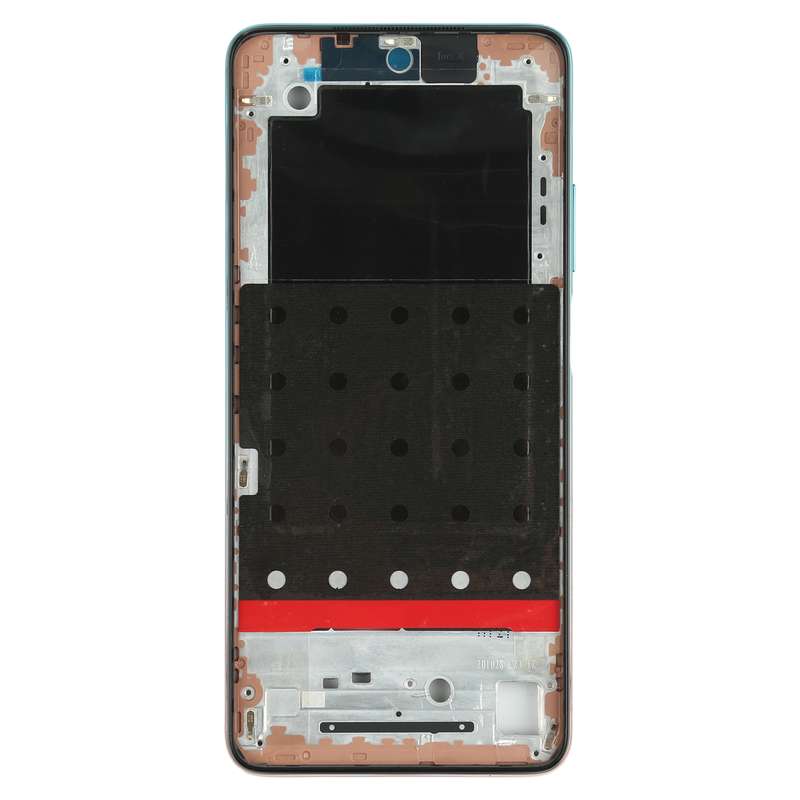 Original Front Housing LCD Frame Bezel Plate for Xiaomi Redmi Note 9 Pro 5G M2007J17C(Green Lake)