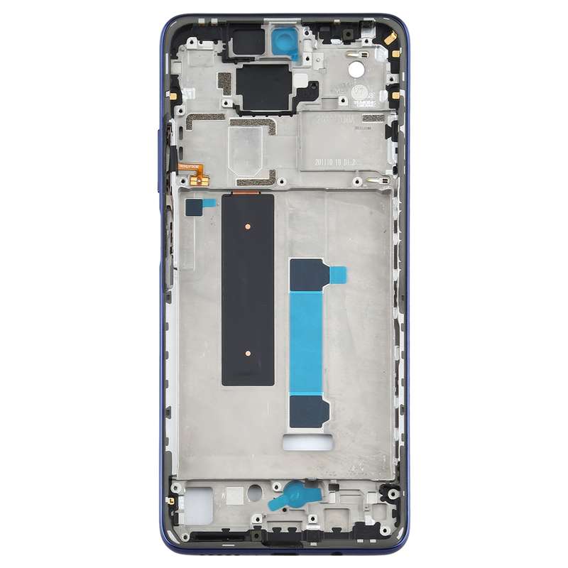 Original Front Housing LCD Frame Bezel Plate for Xiaomi Redmi Note 9 Pro 5G M2007J17C(Green Lake)