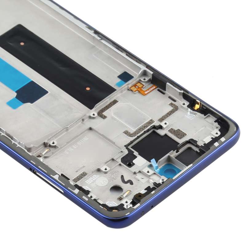 Original Front Housing LCD Frame Bezel Plate for Xiaomi Redmi Note 9 Pro 5G M2007J17C(Green Lake)
