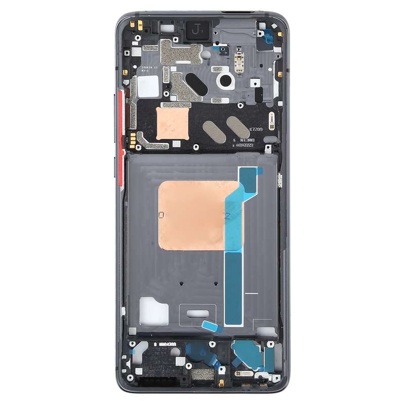 Original Front Housing LCD Frame Bezel Plate for Xiaomi Redmi K30 Ultra M2006J10C(Black)