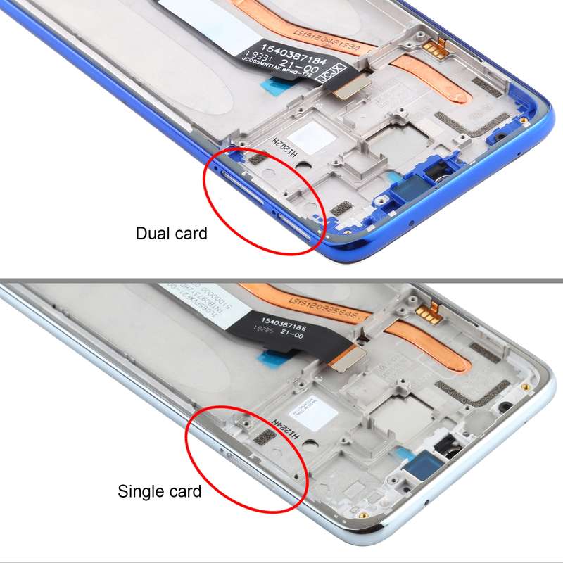 TFT LCD Screen for Xiaomi Redmi Note 8 Pro Single SIM Digitizer Full Assembly with Frame(Black)
