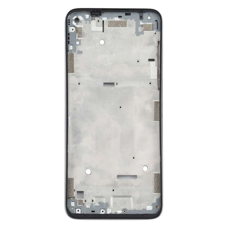Front Housing LCD Frame Bezel Plate for Motorola Moto G Fast (Silver)