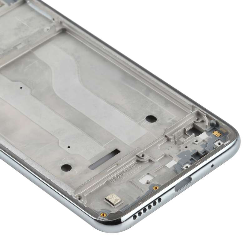 Front Housing LCD Frame Bezel Plate for Motorola Moto G Fast (Silver)